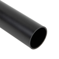 Round Matte Black Closet Rod